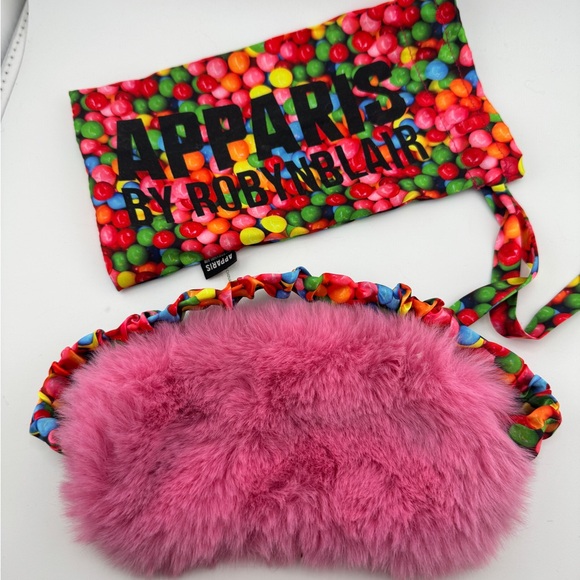 NWOT Apparis Didi Slippers and Sleep Mask Set sz 9 - Picture 6 of 7